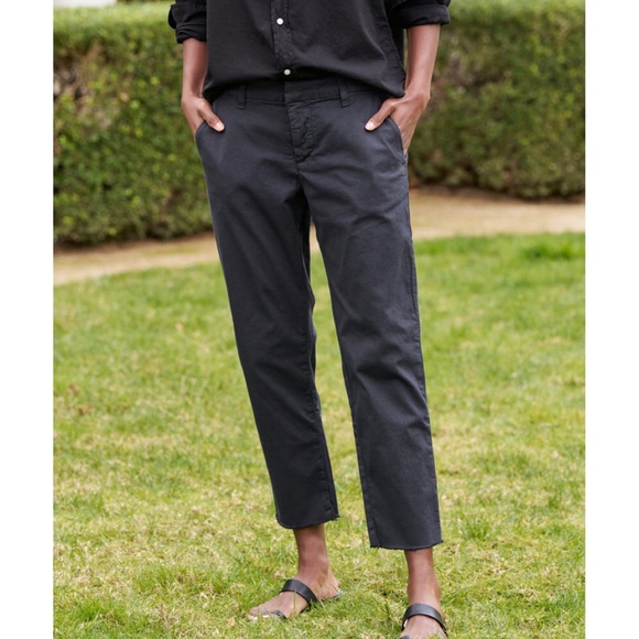 Frank & Eileen Pants - Frank & Eileen Wicklow Twill Pants Off Black 6